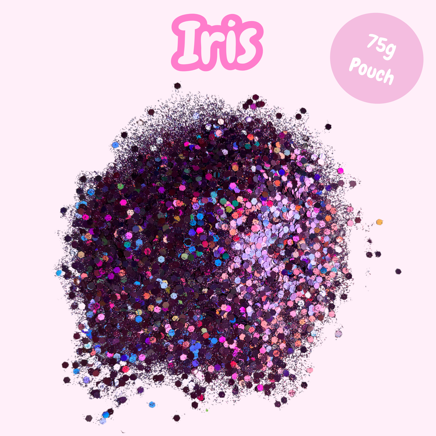 "Iris" Chunky Glitter (75g pouch)