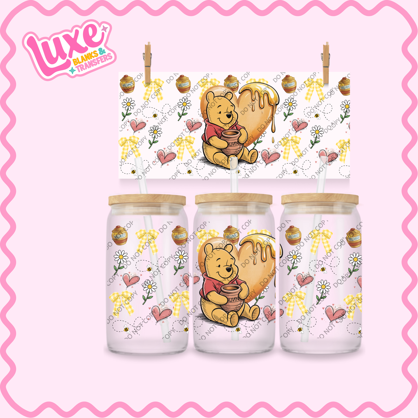 16oz UV DTF Wrap | Win Heart | #2237