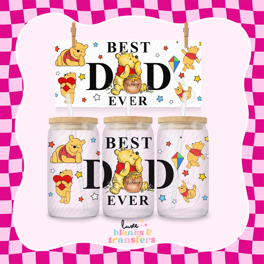Best Dad 17 UV DTF Wrap (#415)