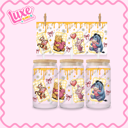 16oz UV DTF Wrap | Winnie Drip | #2238