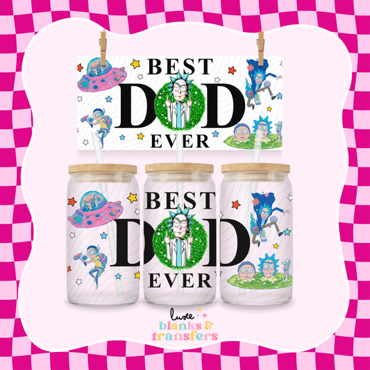 Best Dad 17 UV DTF Wrap (#417)