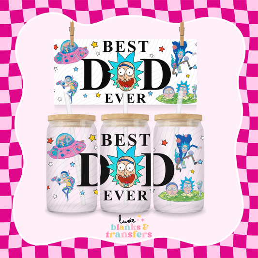 Best Dad 18 UV DTF Wrap (#418)