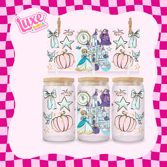 Blue Princess | 16oz UV DTF Wrap | #1763