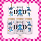 Best Dad 19 UV DTF Wrap (#419)