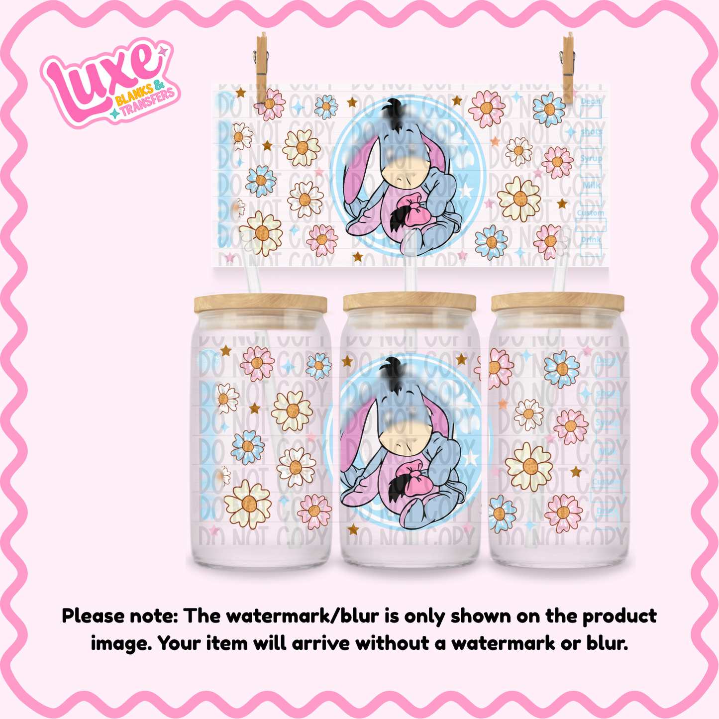 16oz UV DTF Wrap | D0nkey St4rb | #02