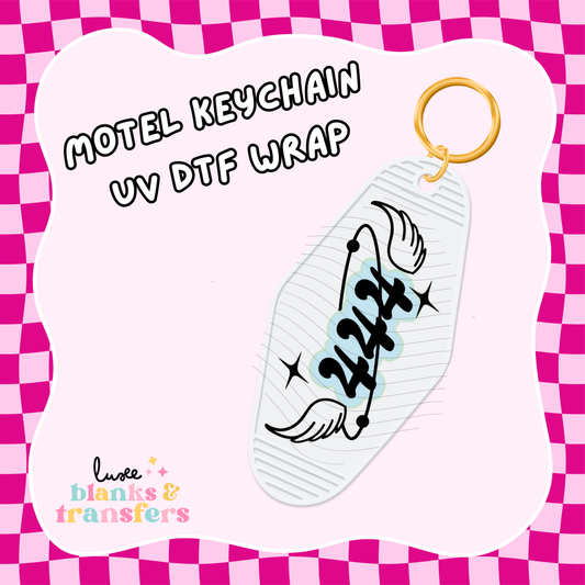 Motel Keychain UV DTF Wrap (#C14)