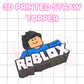 3D Printed Straw Topper | Blox
