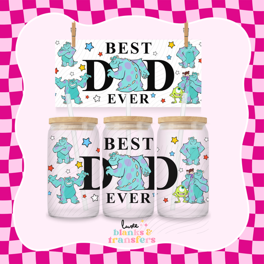 Best Dad 20 UV DTF Wrap (#420)