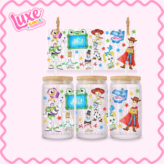 16oz UV DTF Wrap | Toys 5 Characters | #3514