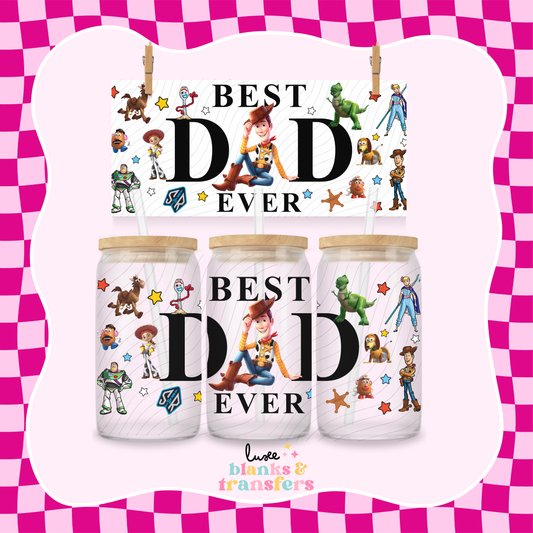 Best Dad 22 UV DTF Wrap (#422)