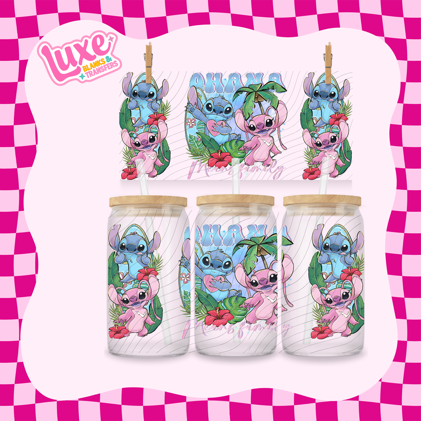 Ohana | 16oz UV DTF Wrap | #1768