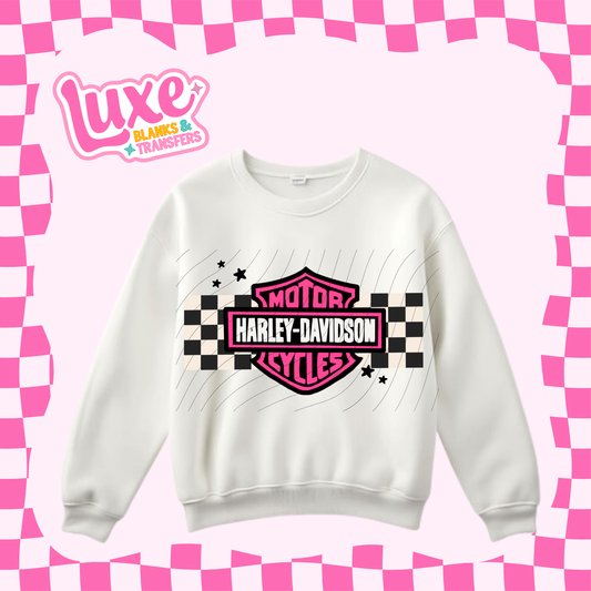 HD Checkered Pink | DTF Heat Transfer | #151