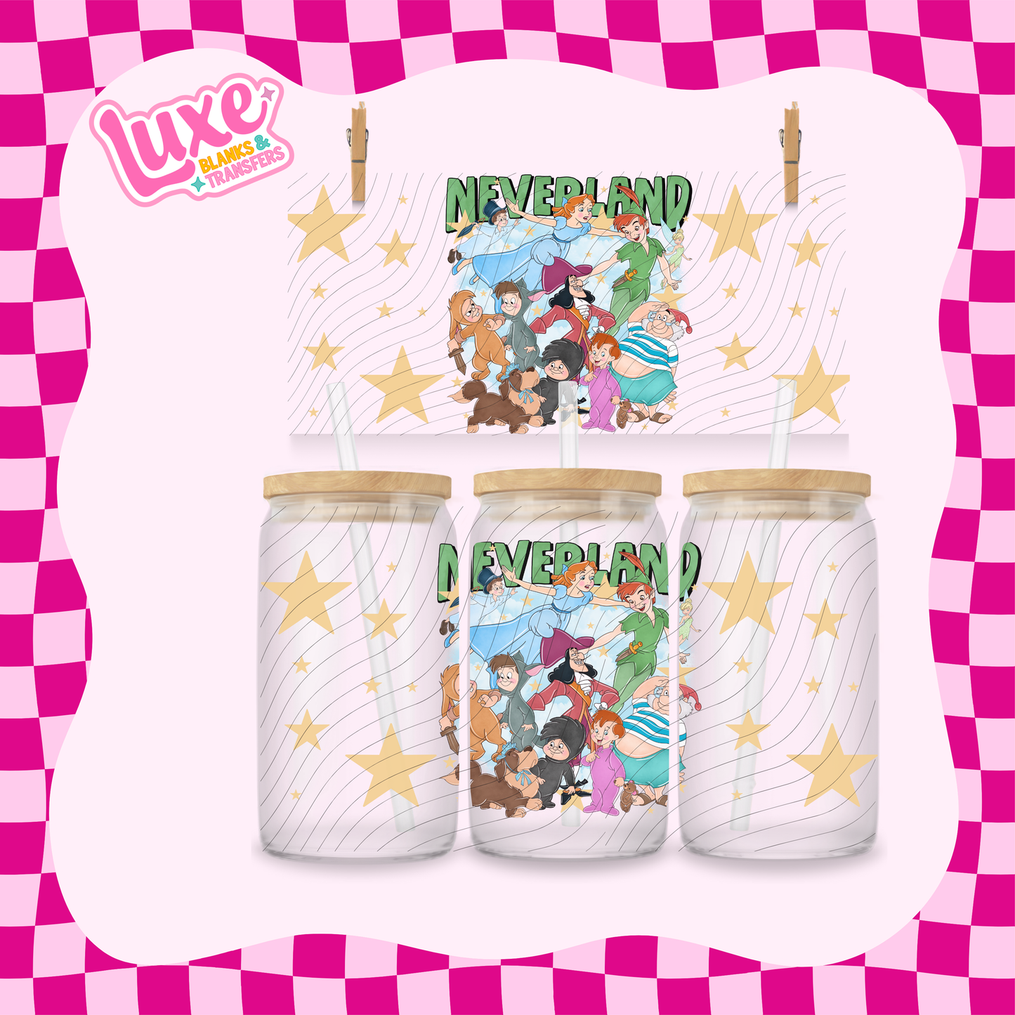 Neverland | 16oz UV DTF Wrap | #1769