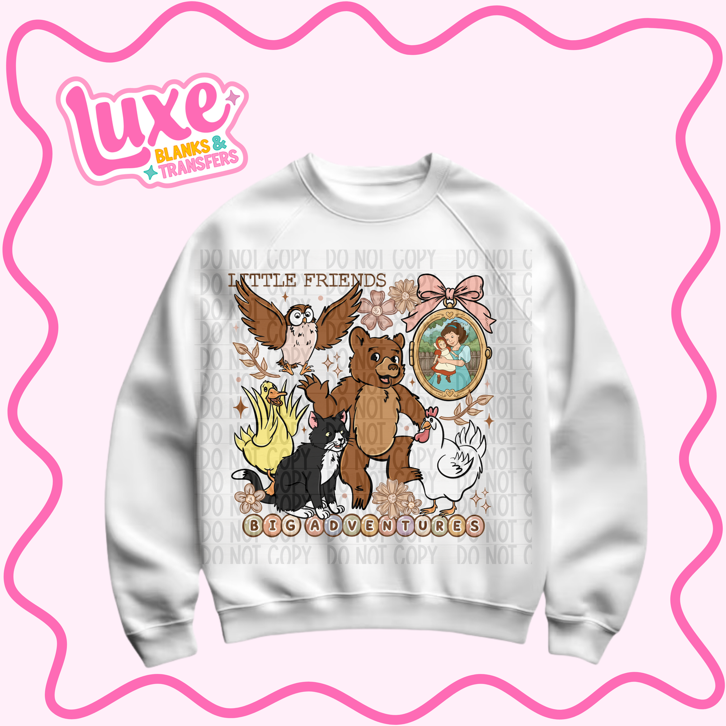 DTF Heat Transfer | Little Friends | #885