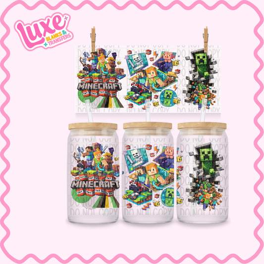 16oz UV DTF Wrap | Mine Game | #2548