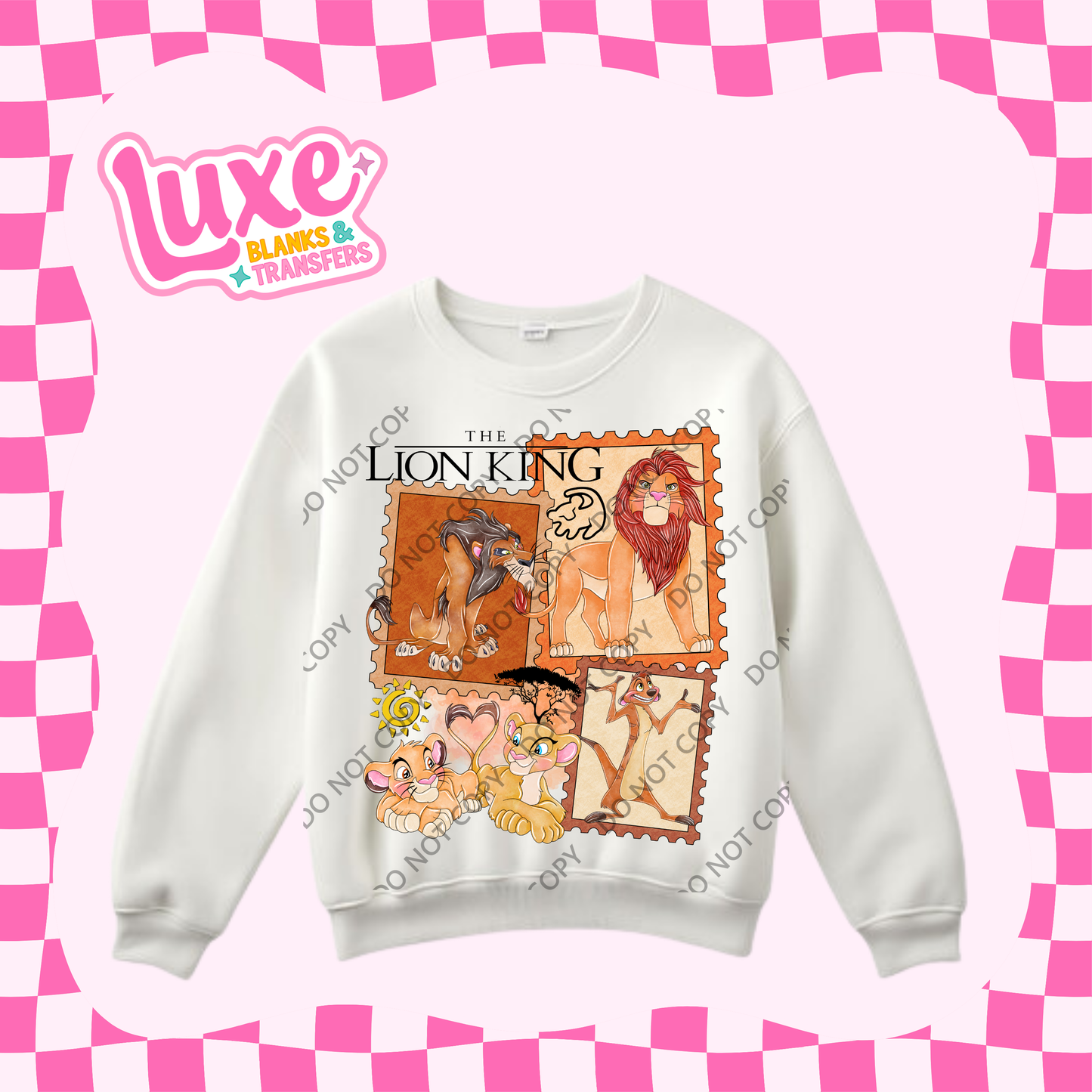 DTF Heat Transfer | Lion Stamps | #433