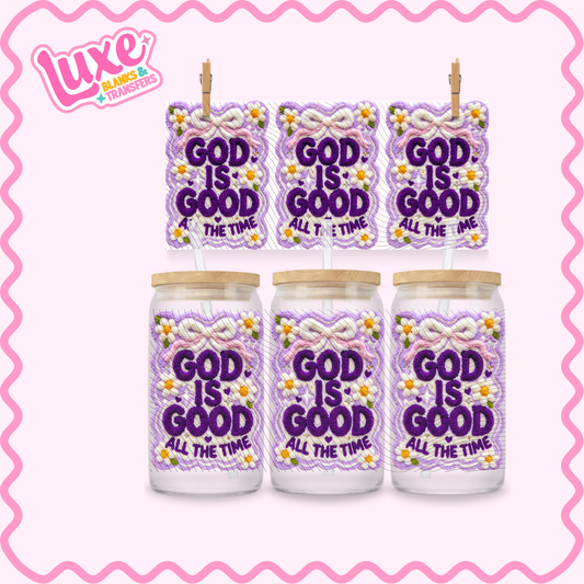 16oz UV DTF Wrap | God Is Good | #3037