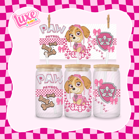Paw Show Skye | 16oz UV DTF Wrap | #1274