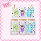16oz UV DTF Wrap | Monsters | #3522