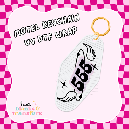 Motel Keychain UV DTF Wrap (#C15)