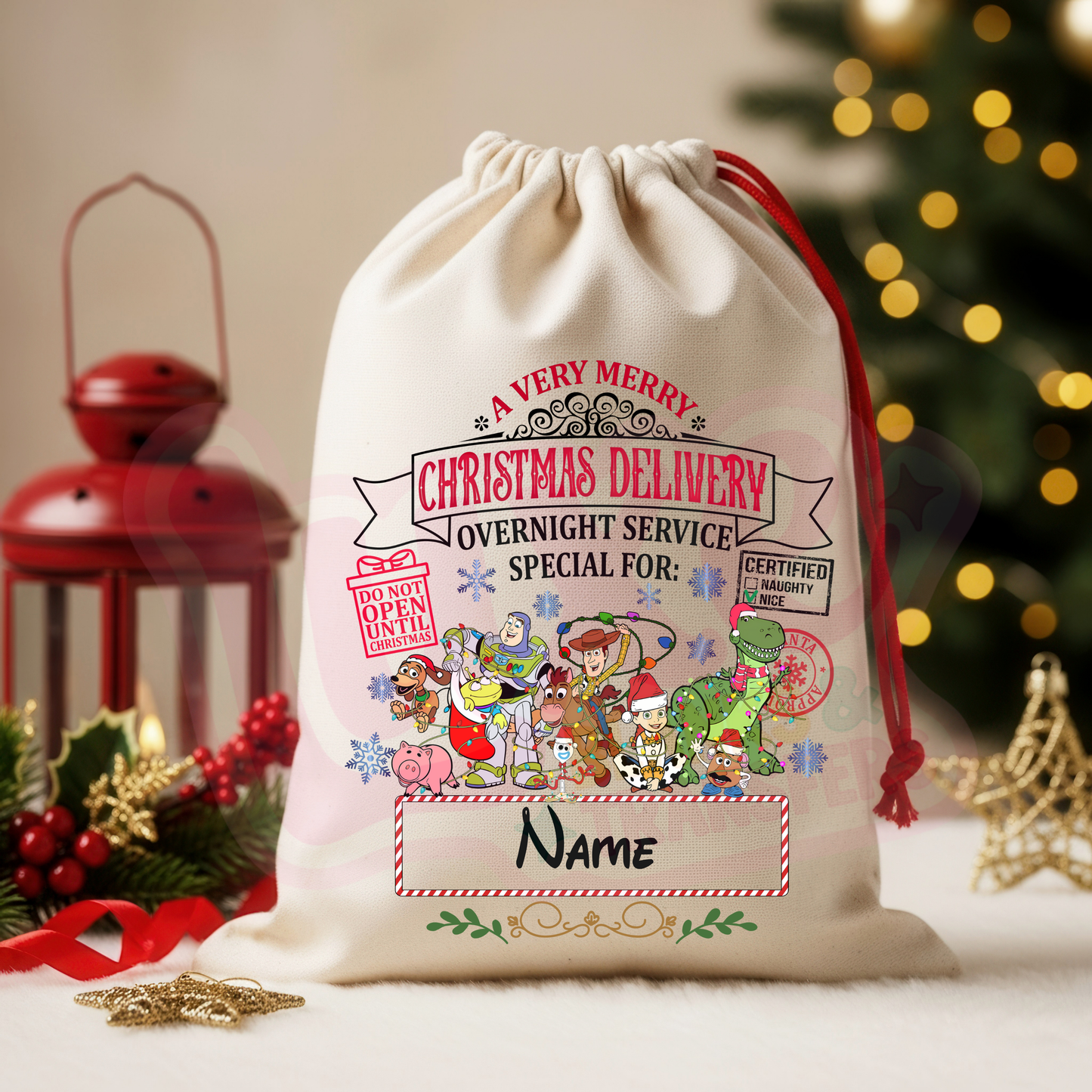 Toy Crew | Santa Sack DTF Heat Transfer | #14