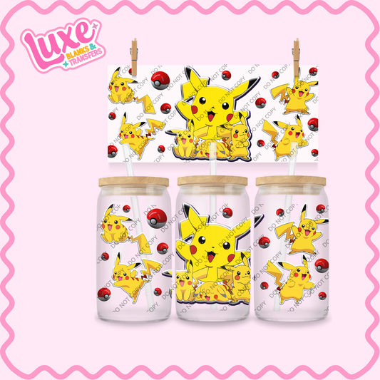 16oz UV DTF Wrap | Pika | #2253