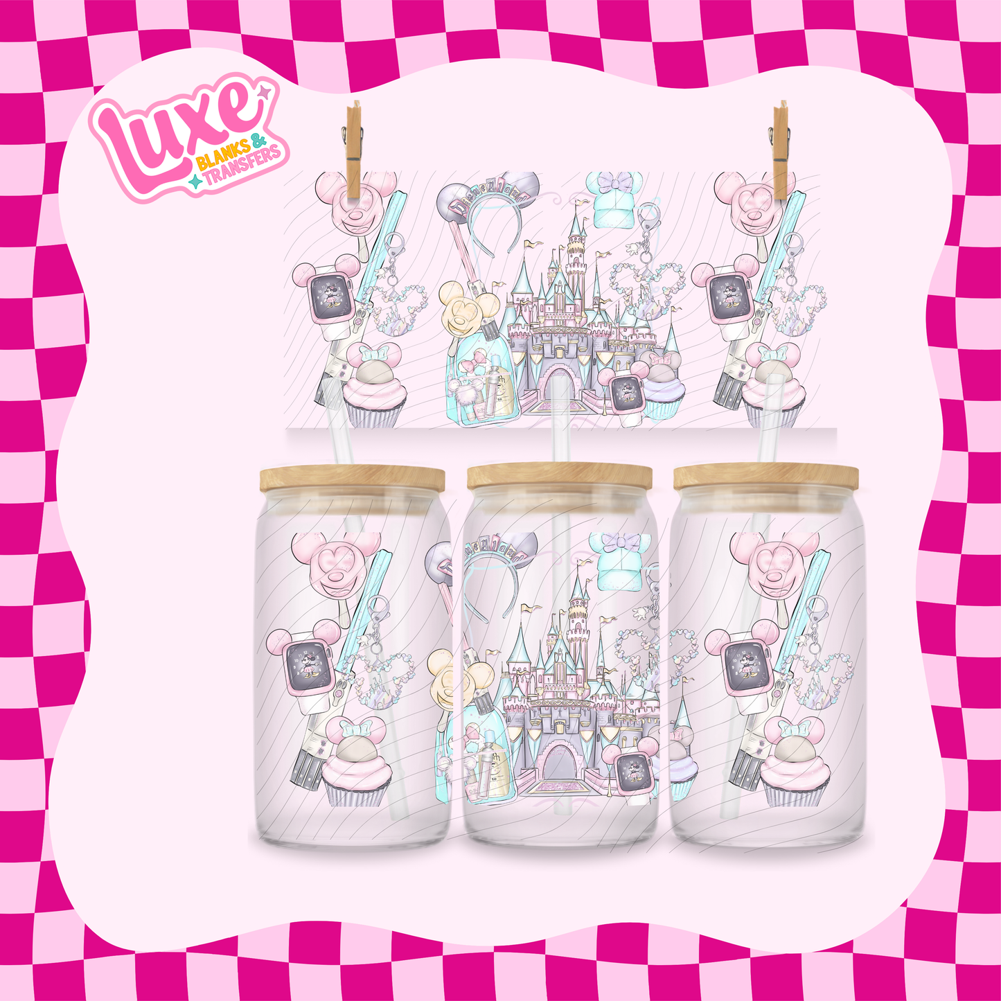 Dis Castle | 16oz UV DTF Wrap | #1773