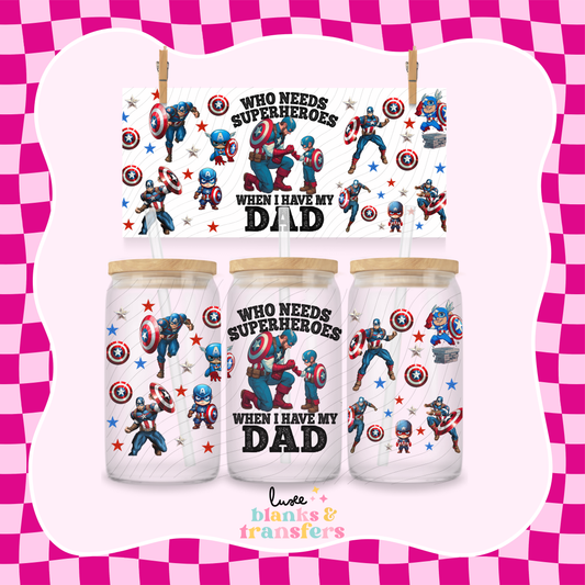 Cap USA Dad UV DTF Wrap (#427)