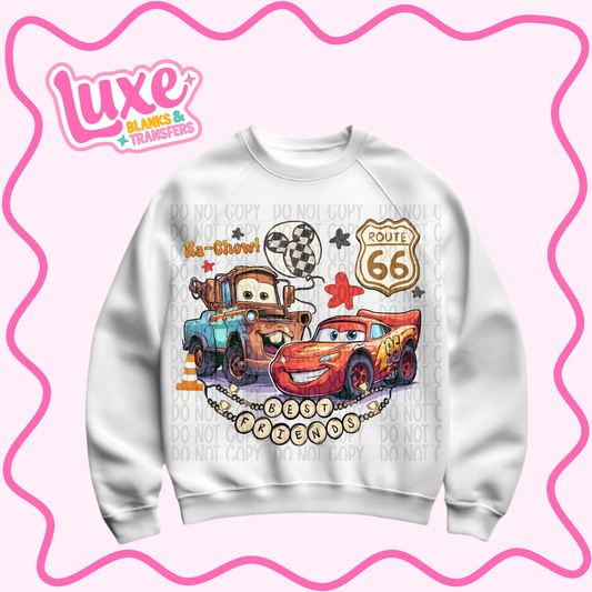 DTF Heat Transfer | Best Friends McQueen | #891