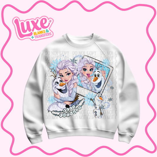 DTF Heat Transfer | Ice Princess Polaroid | #892