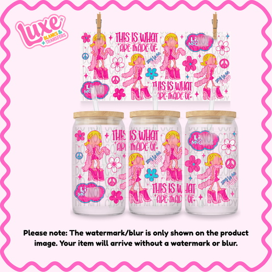 16oz UV DTF Wrap | Pink L1z M | #N88