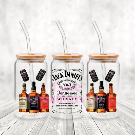 JD Whiskey UV DTF Wraps by Luxe  (#125)