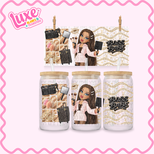 16oz UV DTF Wrap | Boss Babe MUA | #2556