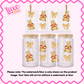 16oz UV DTF Wrap | Yellow Bear Bows | #N138