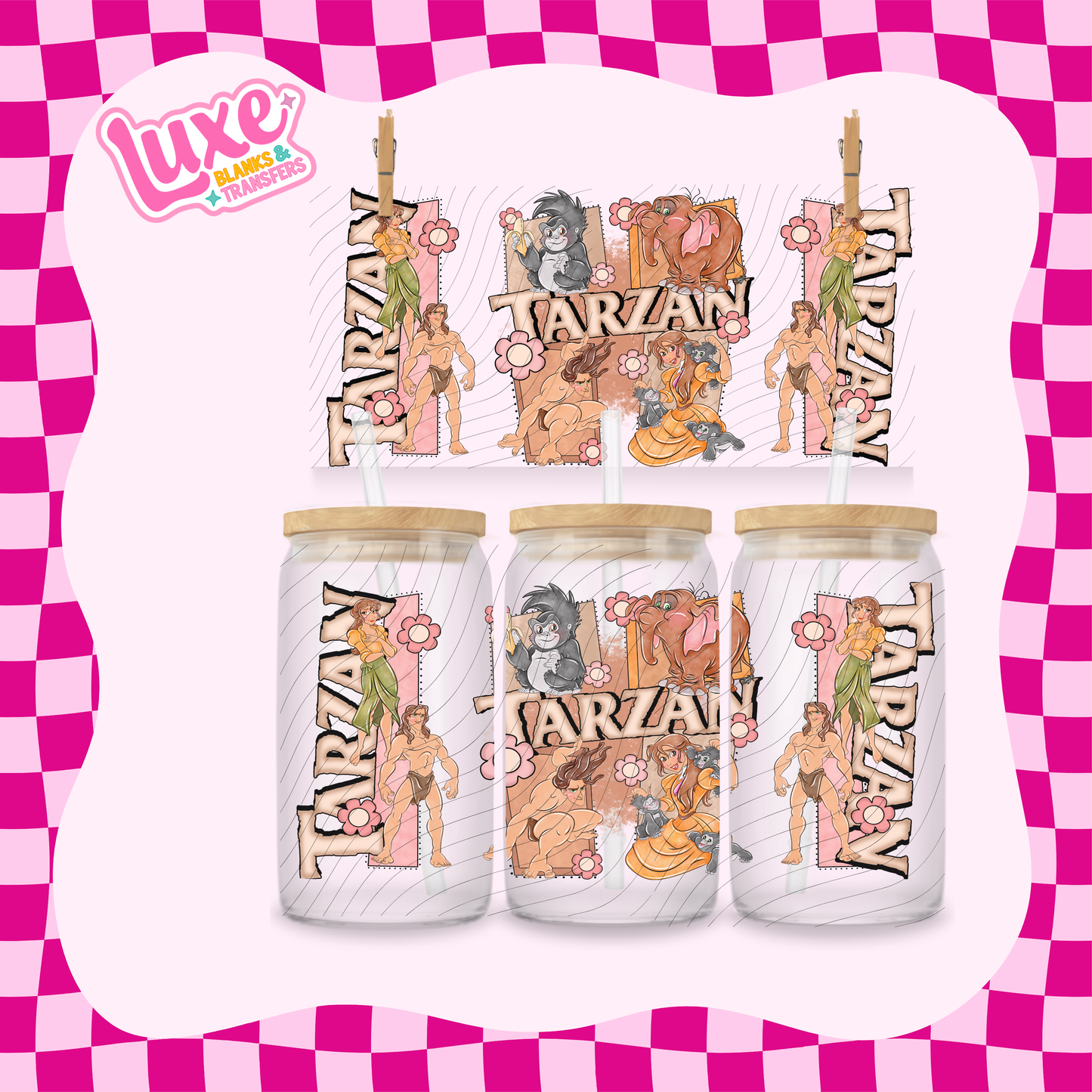 Jungle Movie Tar. | 16oz UV DTF Wrap | #1777