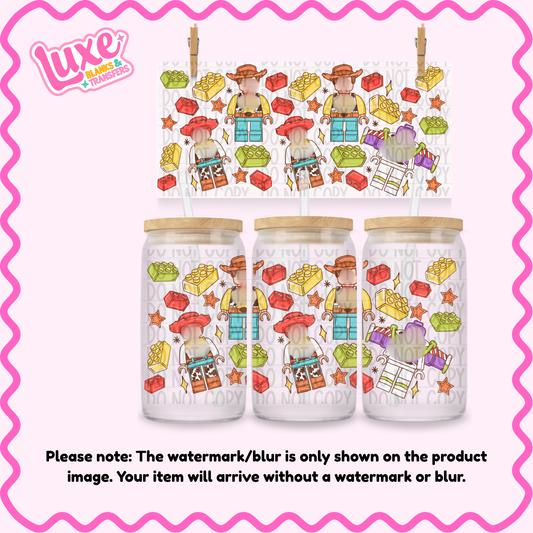 16oz UV DTF Wrap | Blocks T0ys | #2159