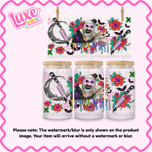 16oz UV DTF Wrap | Art Flowers | #4010