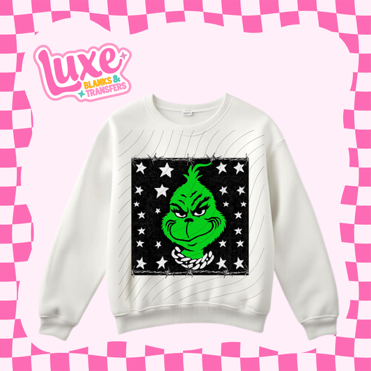 Gr!nch Stars | DTF Heat Transfer | #162