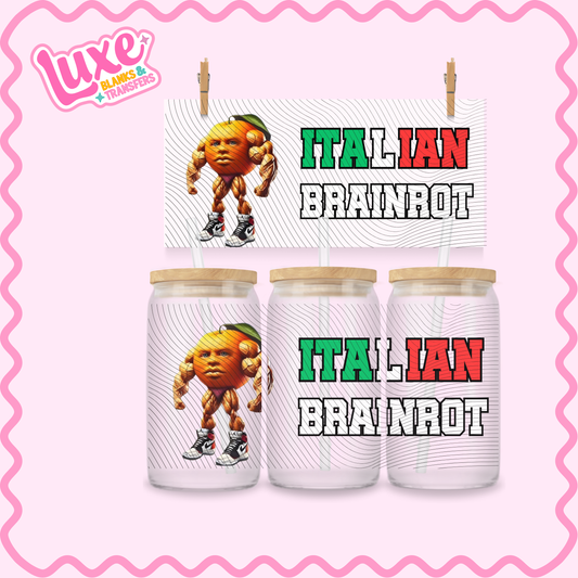 16oz UV DTF Wrap | Brain rot | #2261