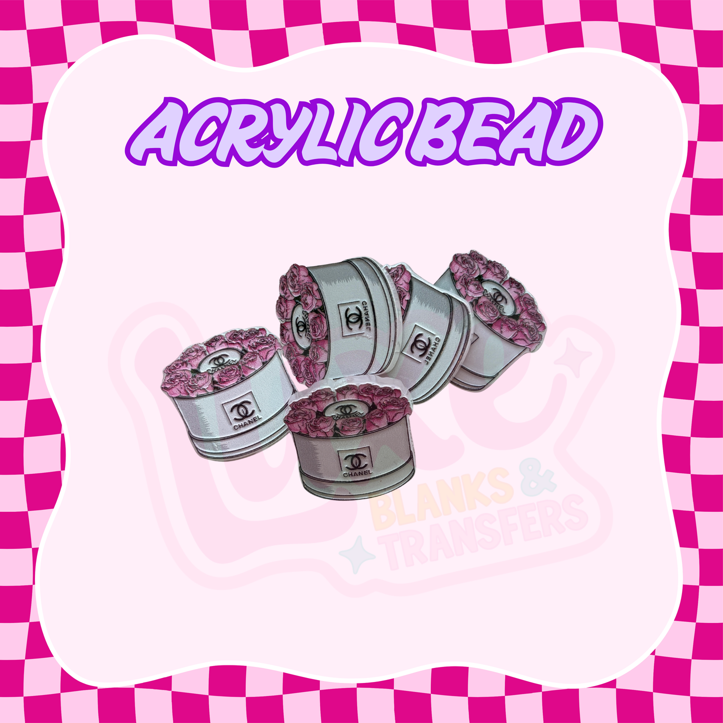 Flatback Acrylic Bead | CC Cake