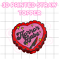 3D Printed Straw Topper | Horror Babe