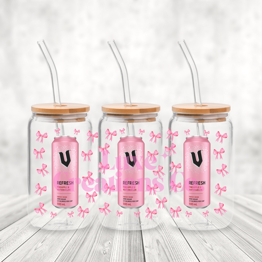 V Pink Energy Drink UV DTF Wrap by Luxe  (#130)