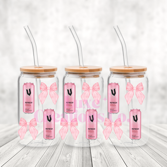 V Energy Drink  Bows UV DTF Wrap by Luxe  (#131))