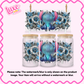 16oz UV DTF Wrap | Blu3 Guy Flowers | #2165