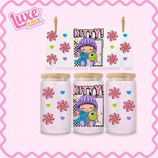 16oz UV DTF Wrap | Monster X Kitty | #2267