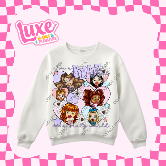 DTF Heat Transfer | Brat/z Hearts | #441