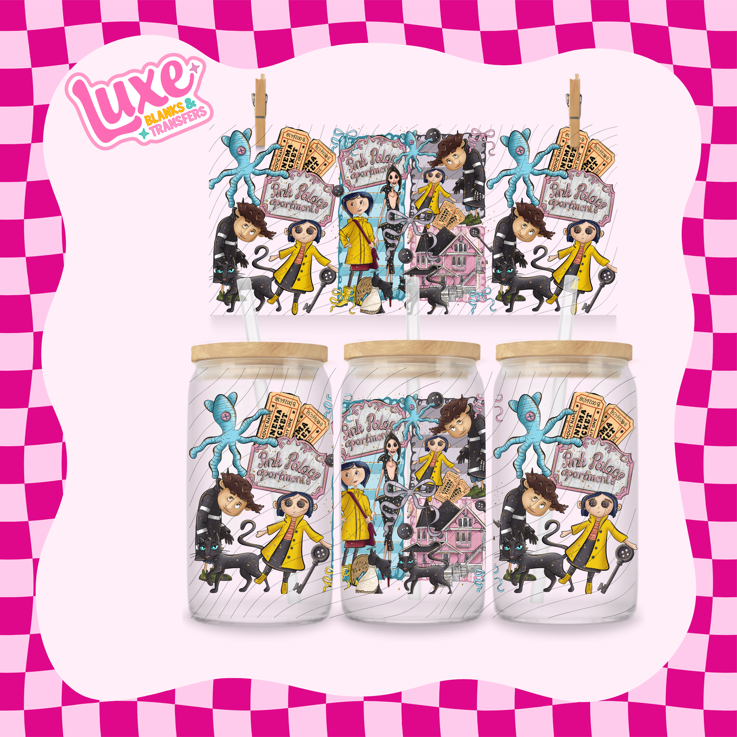 Cora | 16oz UV DTF Wrap | #1784