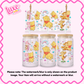 16oz UV DTF Wrap | Yellow Bear Rainbow | #1011