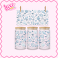 16oz UV DTF Wrap | Blue Shells Pattern | #3056