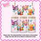 16oz UV DTF Wrap | Yellow Bear Butterfly Pals | #979